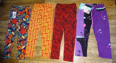 Nové legíny vel 104+110/116 a 122/128 -16 ks, 104 / 110 / 116 / 122 / 128