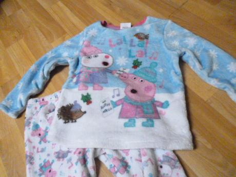 Flís komplet peppa pig vel. 4-5, george,110