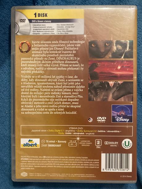 Dvd dinosaurus,
