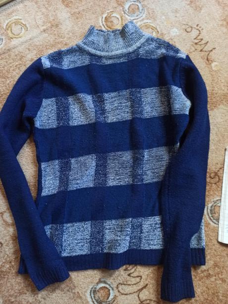 Kalhoty, 2x svetr a triko, 36