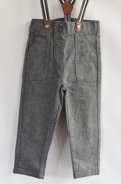 Kalhoty vel. 9 - 12 m, nutmeg,80