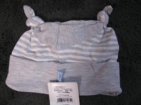 Šedá bavlněná čepice, 68