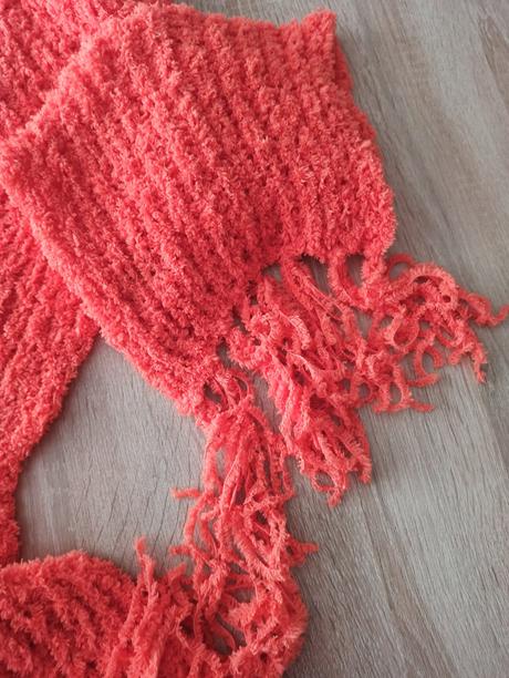 Pletená šála, xxl