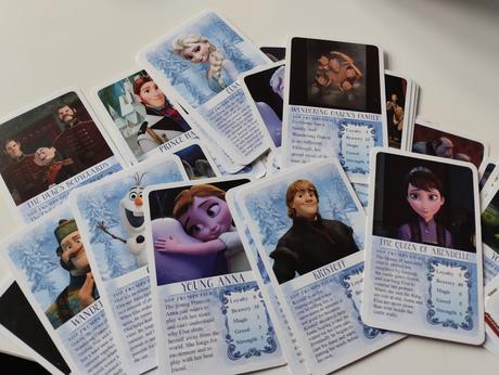 Karty anna a elsa ledové království v angličtině, 