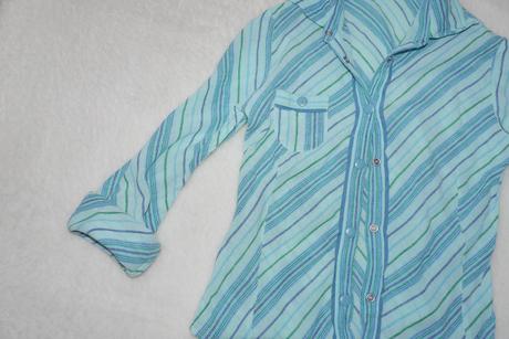 Tyrkysova kosile s pruhy mng, mango,s