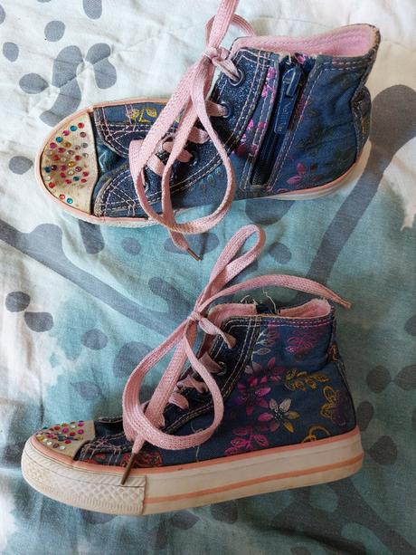 Tenisky květiny kamínky, 30