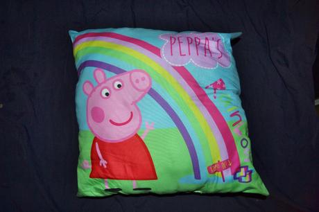 Dětský polštář s prasátkem pepou, šířka (cm): 40,délka (cm): 40
