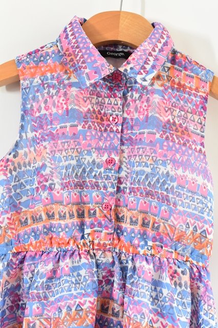 Šaty vel. 4 - 5 let, george,110