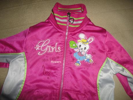 Polyesterová bundo/mikina, vel. 4-5 let, 104