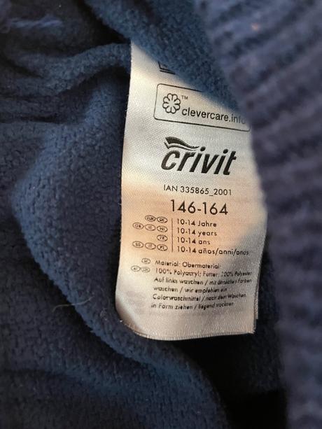 Chlapecká zimní čepice, crivit,140