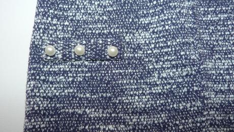 Bílo modré šaty, next,110