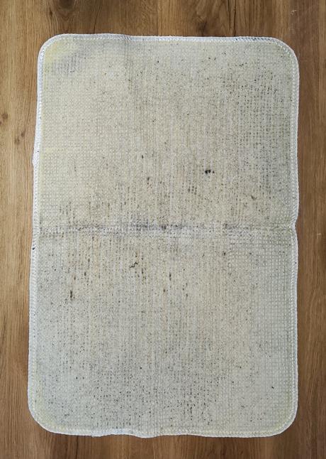 Modrobílá sada tří koupelnových předložek, 