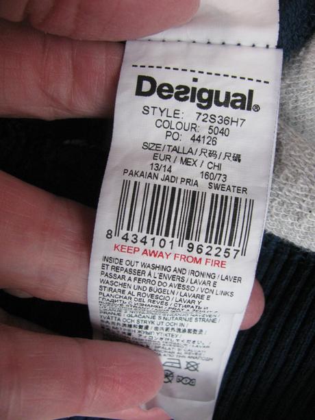 Chlapecká bavlněná mikina s kapucí desigual, desigual,164