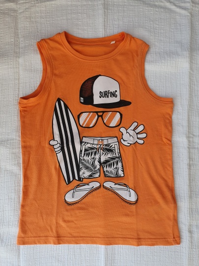 Klučičí tílko surfing, c&a,134