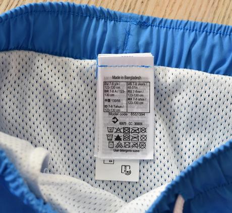 Koupací kraťasy vel. 7 - 8 let, decathlon,128