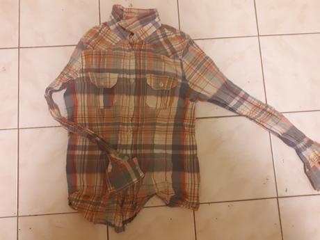 Kostkovaná košile, marks & spencer,140