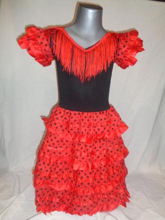 Karneval - šaty carmen - 7 - 9 let,