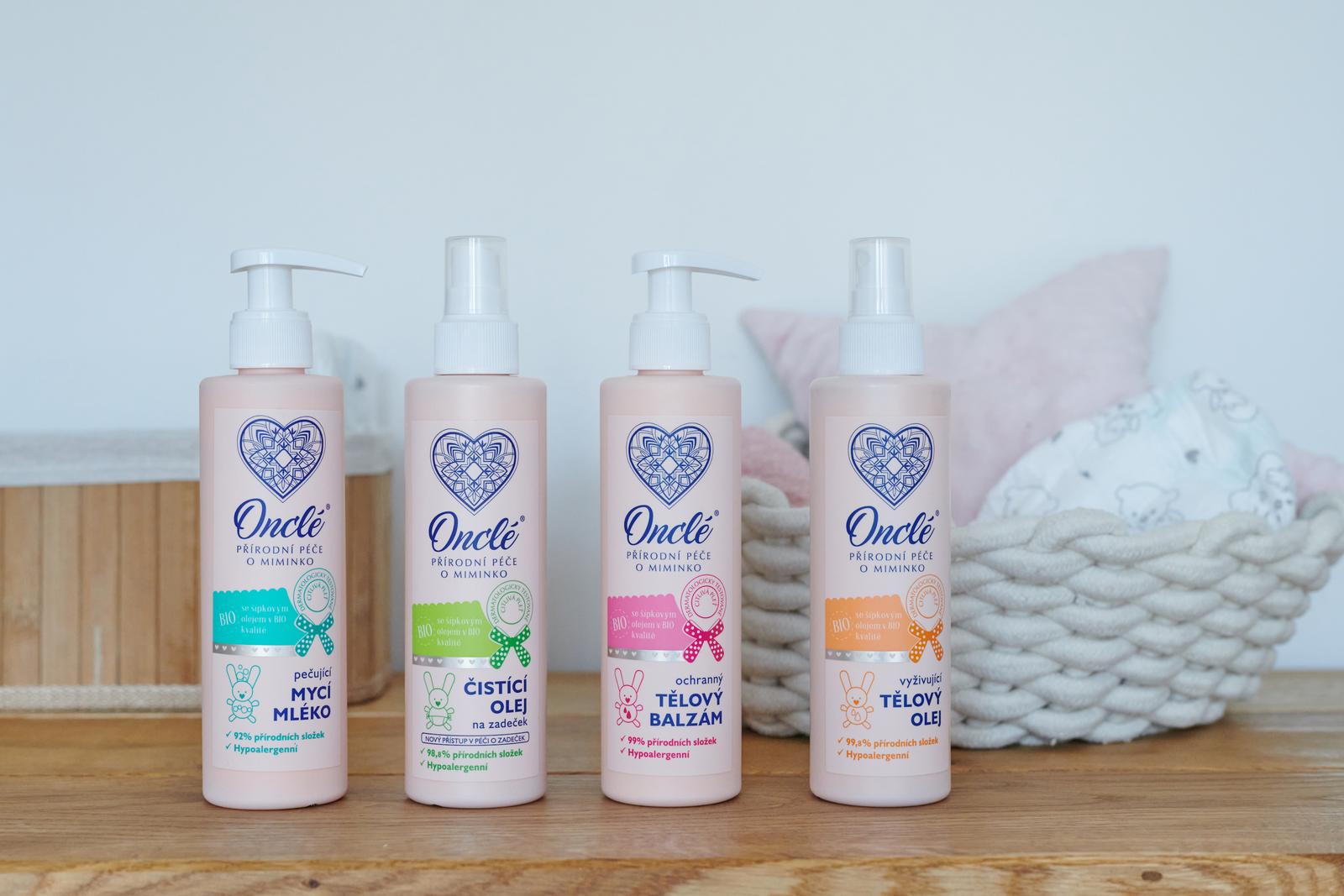 Soutěž o dětskou přírodní kosmetiku Onclé s bio oleji