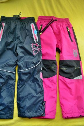 2x zimní a podzimní kalhoty ,v.104, kugo,104