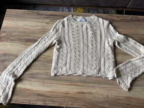 Béžový svetr, amisu,xs