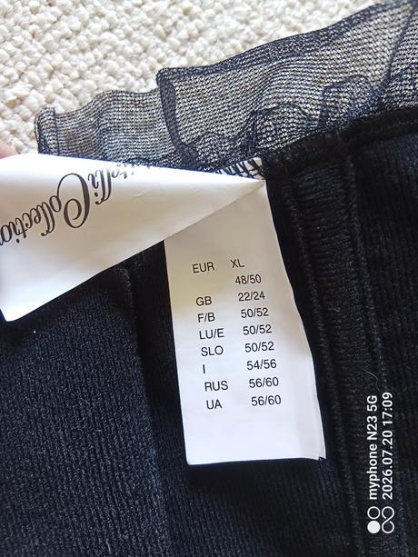 Korzet zn."cottelli collection" vel."xl", xl