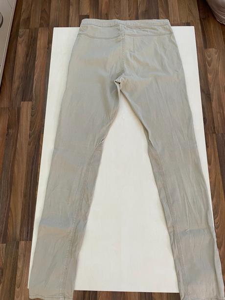 Béžové kalhoty, vel s, hm, h&m,s