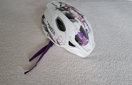 Cyklistická helma uvex stiva cc lady, white-flower, m