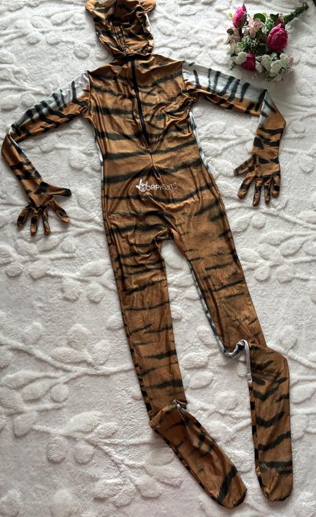 An5/ kostým dámský elastický tygr- v.cca s, 