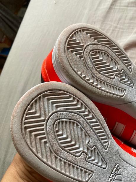 Oranžové sálovky tenisky, adidas,38