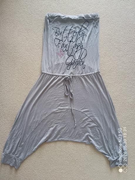 Baggy overal zn."x.d" vel."l/xl" šedá, l