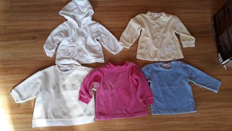 Mikiny fleesové, vel. 74, 74