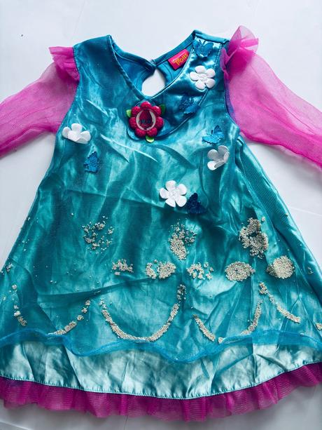 An5/ kostým šaty trollové- v.3/4 roky, 