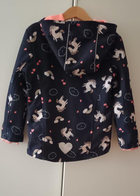 Softshellová bunda s jednorožci vel.116, dopodopo,116