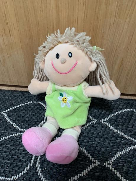 Sada plyšových hračiek - bábika a zvieratká,