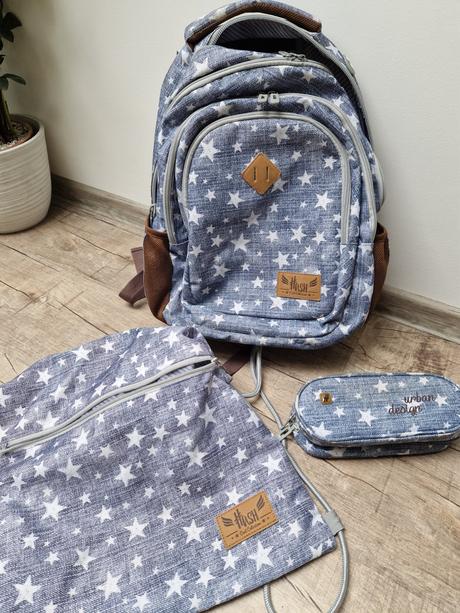 Školní batoh, pouzdro, vak-set, 