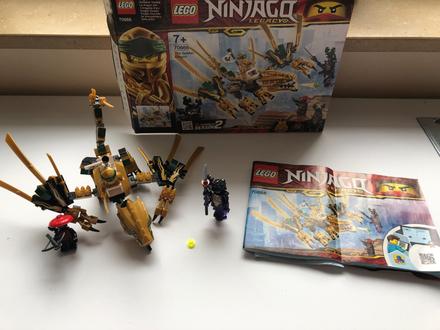 Lego ninjago 70666 zlatý drak, 