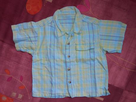Košile kostičkovaná, 86