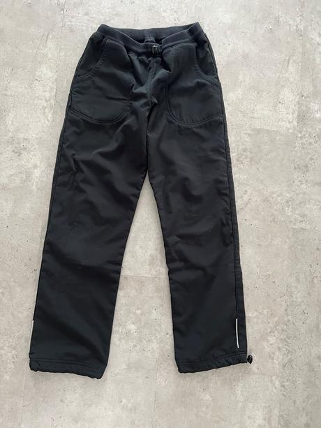 Zateplené softshell kalhoty, vel. 140, 140