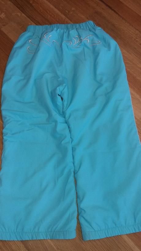 Šusťákové podšité kalhoty, 104