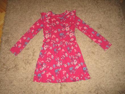 Šaty - dlouhý rukáv, 134