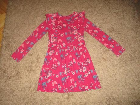 Šaty - dlouhý rukáv, 134