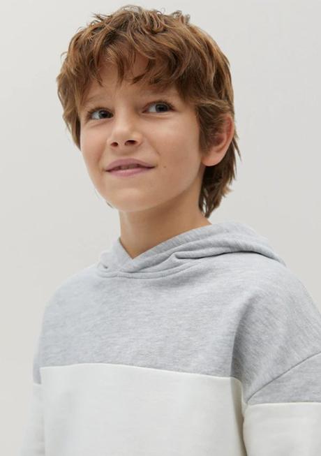 Mikina s kapucí mango klučičí tříbarevná vel. 134, mango,134