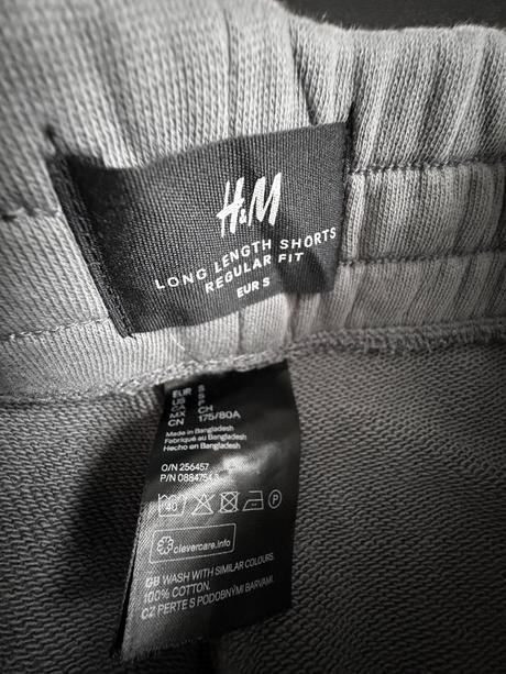 Xs kratasy teplakove sede, h&m,xs