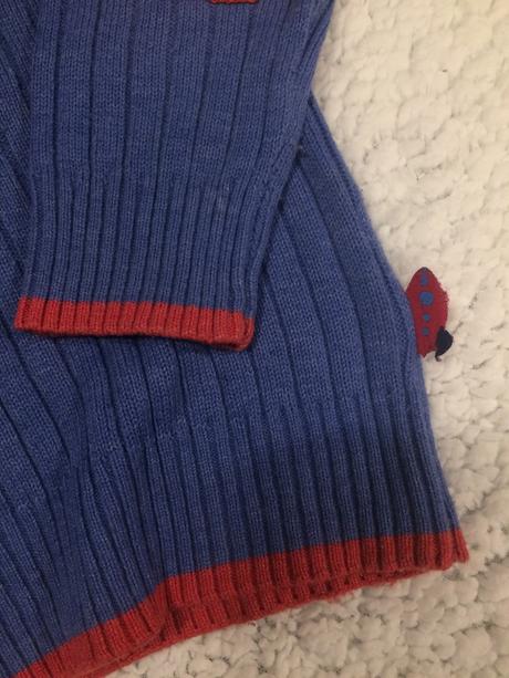 Zánovní frajerský bavlněný svetřík, coccodrillo,98