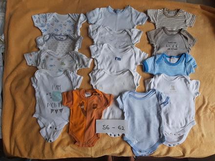 Dětské body bodýčko krátký rukáv 50-56, 56