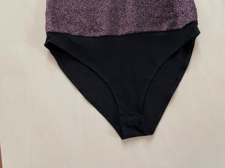 Body s třpytem a volánem, vel cca xs, měřte, xs