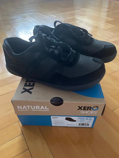 Boty xero shoes kelso kožené černé, vel. 37 top, 37