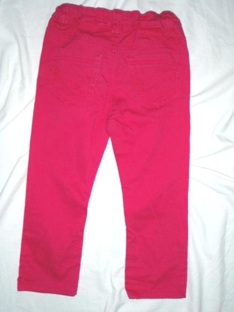 Bomba sytě růžové riflíky, denim,122