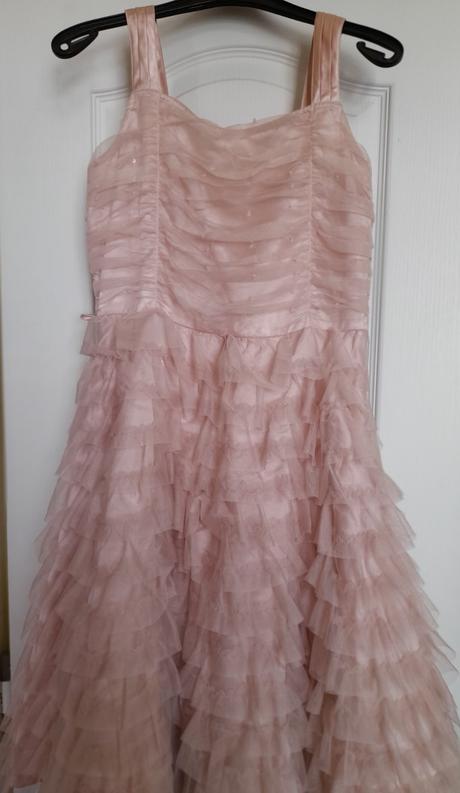 Růžové šaty next 14 let, next,164