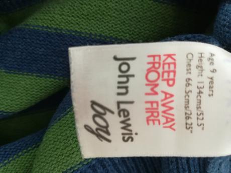 Kvalitní svetr bavlněný, john lewis,134